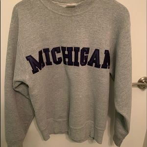 michigan sweatshirt hoodie - medium
